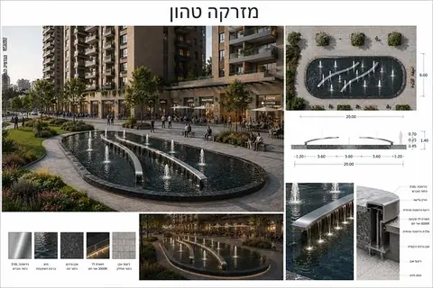 גלי הטיילת, גיליון תכנון: מבט על וחתך